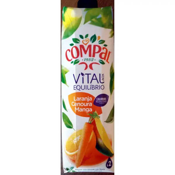Vital Laranja, Cenoura e Manga